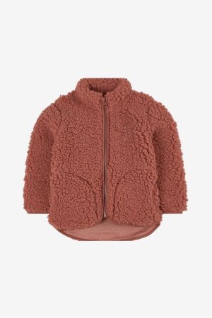 Dayton Teddy Fleece Jacket Burnt