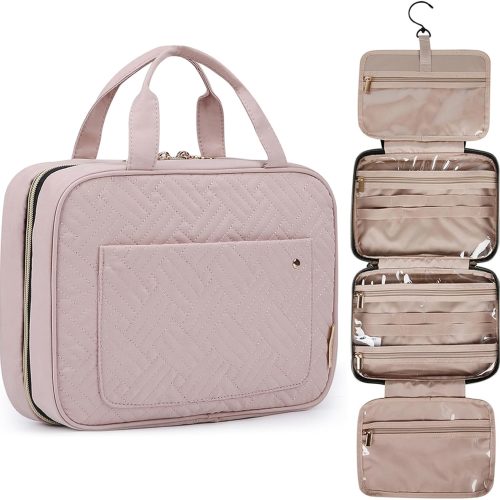 Toiletry Bag with Hanging Hook and Water Resistant Makeup Cosmetic Organizer