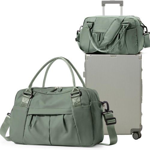 Travel Duffel Bag Sports Gym Bag with Shoe Compartment