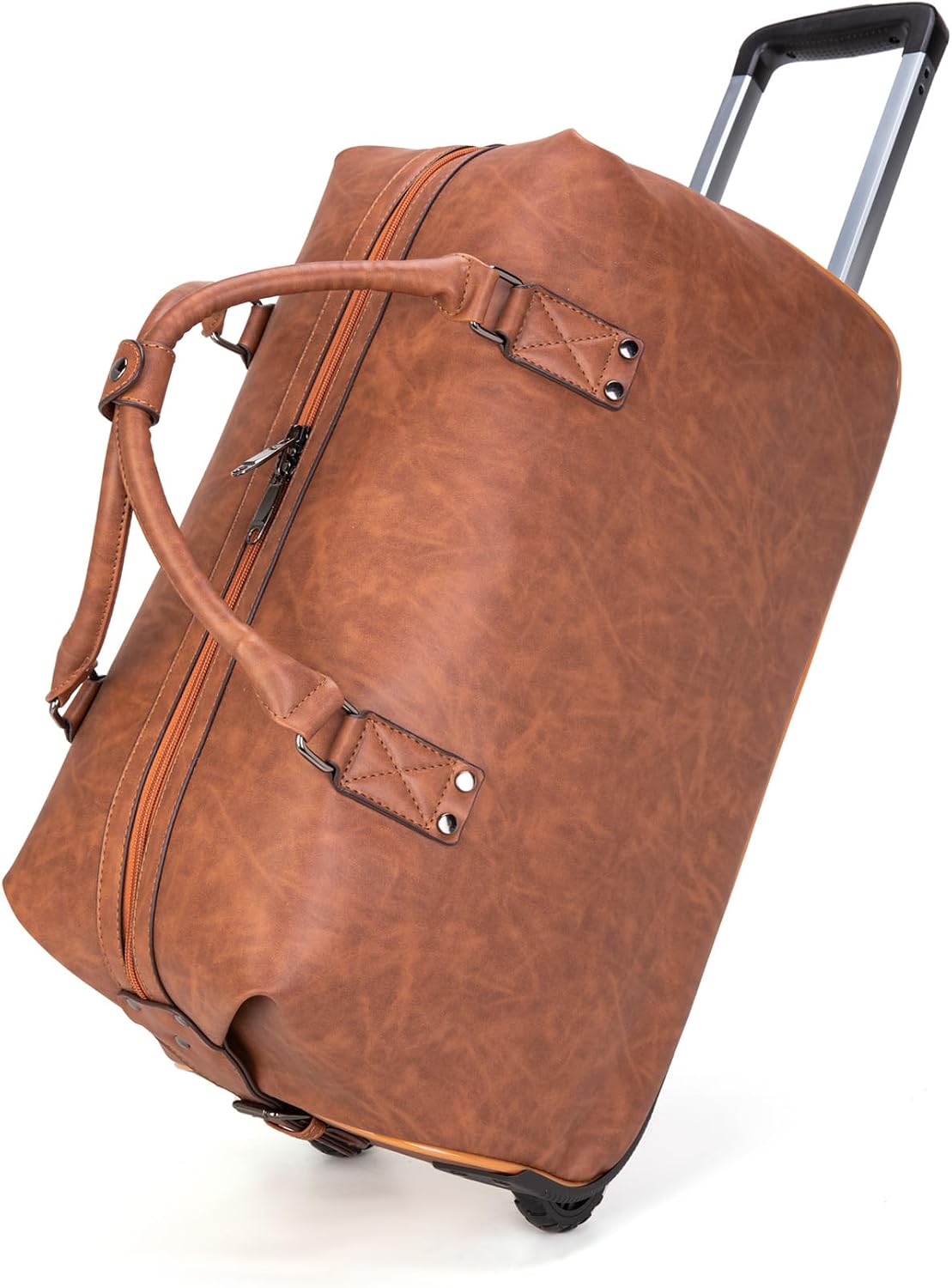Travel Duffel Bag with Wheels and Waterproof Toiletry Bag